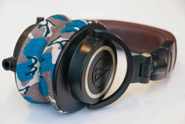 audio-technica ATH-M50xDG의 이어패드에 대한 mimimamo의 대응