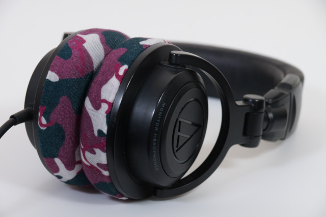 audio-technica ATH-PRO500의 이어패드에 대한 mimimamo의 대응