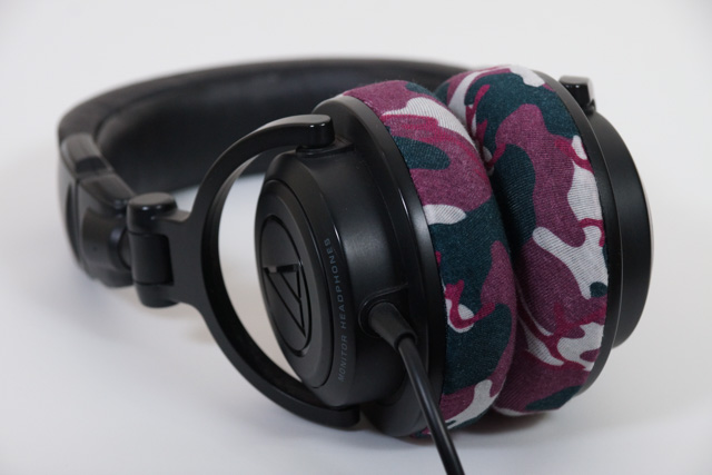 audio-technica ATH-PRO500의 이어패드에 대한 mimimamo의 대응