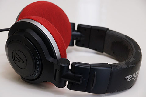 audio-technica ATH-PRO700의 이어패드에 대한 mimimamo의 대응