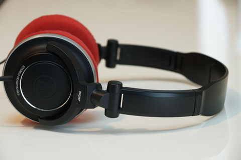 audio-technica ATH-SJ55의 이어패드에 대한 mimimamo의 대응