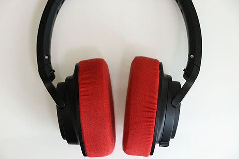 audio-technica ATH-SR50의 이어패드에 대한 mimimamo의 대응