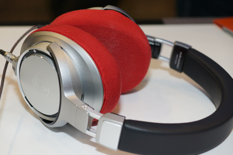 audio-technica ATH-SR9의 이어패드에 대한 mimimamo의 대응