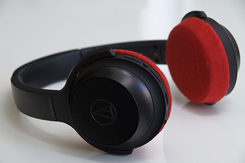 audio-technica ATH-WS330BT의 이어패드에 대한 mimimamo의 대응
