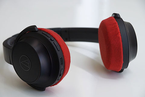 audio-technica ATH-WS330BT의 이어패드에 대한 mimimamo의 대응