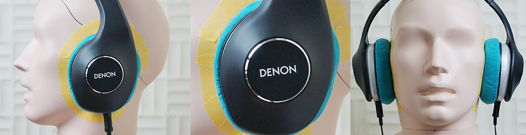 DENON AH-D600とダミーヘッド