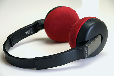 SONY DR-BTN200의 이어패드에 대한 mimimamo의 대응