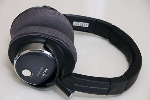 SONY MDR-NC50의 이어패드에 대한 mimimamo의 대응