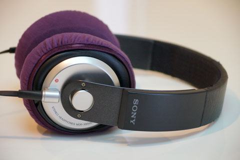 SONY MDR-XB500의 이어패드에 대한 mimimamo의 대응