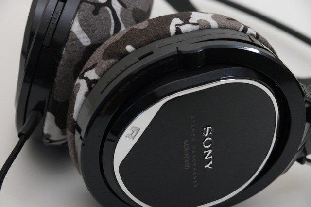 SONY MDR-XD400의 이어패드에 대한 mimimamo의 대응