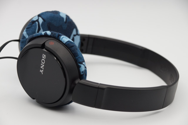 SONY MDR-ZX110의 이어패드에 대한 mimimamo의 대응
