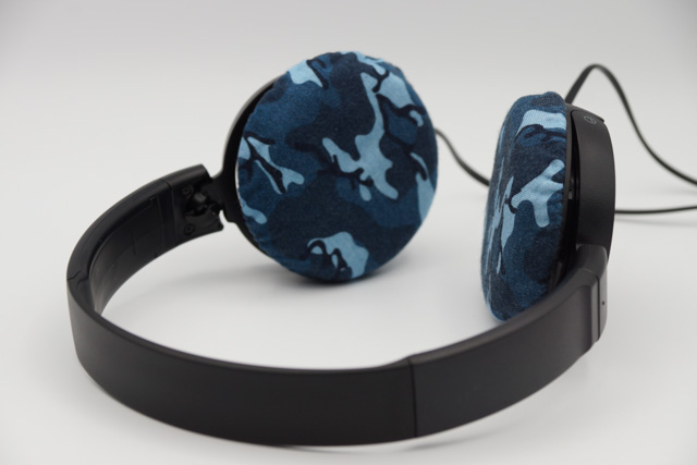 SONY MDR-ZX110의 이어패드에 대한 mimimamo의 대응