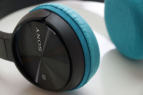 SONY MDR-ZX330BT의 이어패드에 대한 mimimamo의 대응
