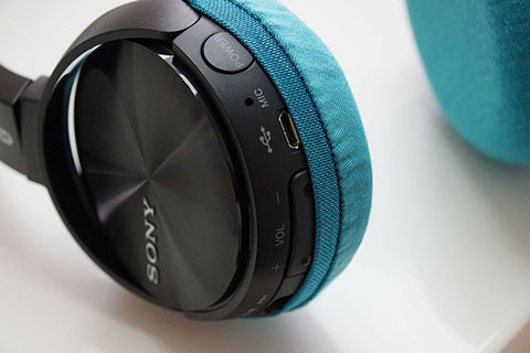 SONY MDR-ZX330BT의 이어패드에 대한 mimimamo의 대응