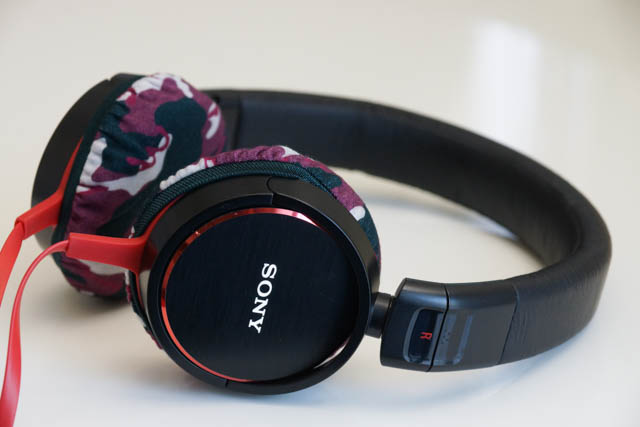 SONY MDR-ZX600의 이어패드에 대한 mimimamo의 대응