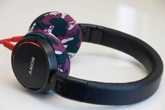 SONY MDR-ZX600의 이어패드에 대한 mimimamo의 대응