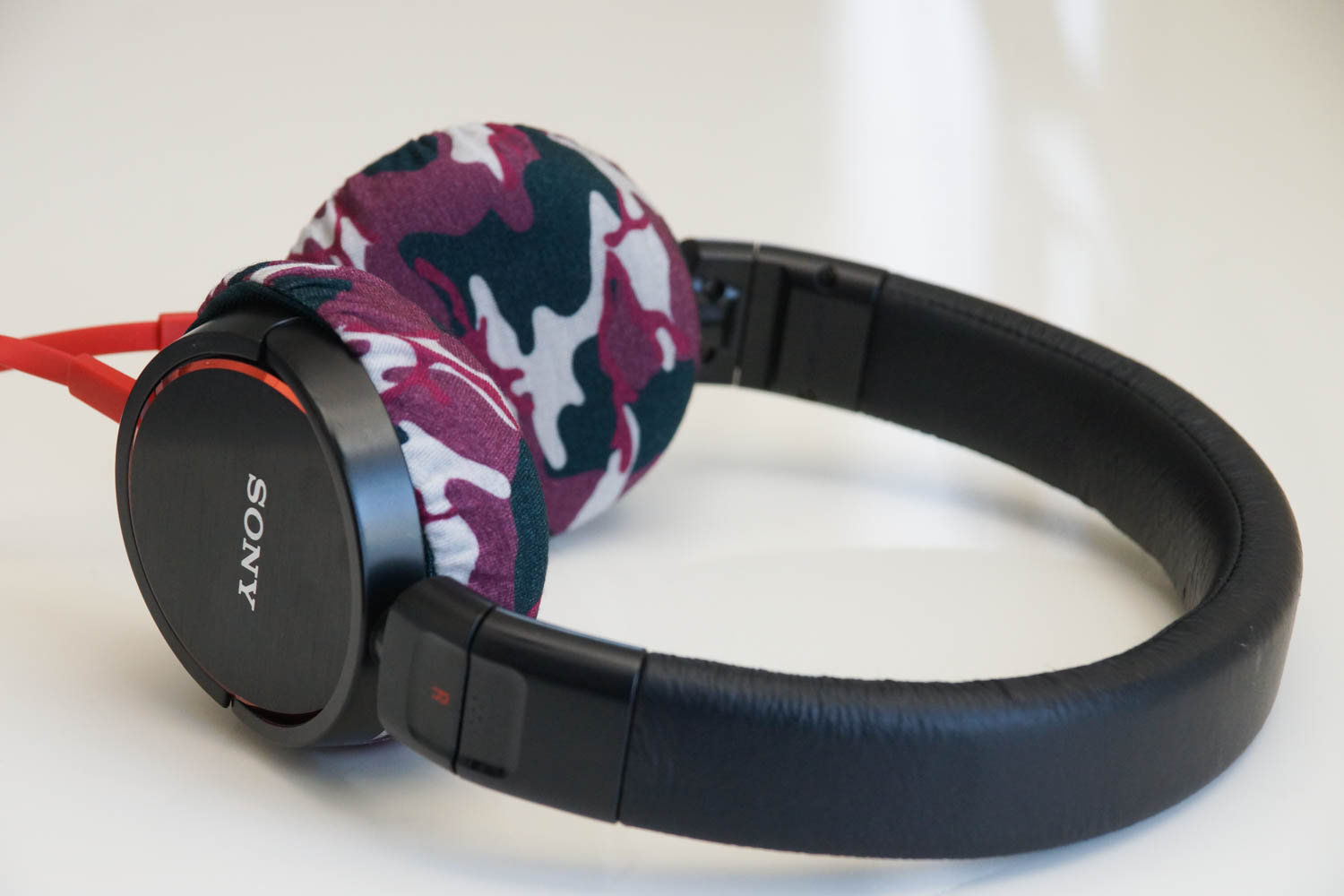 SONY MDR-ZX600의 이어패드에 대한 mimimamo의 대응