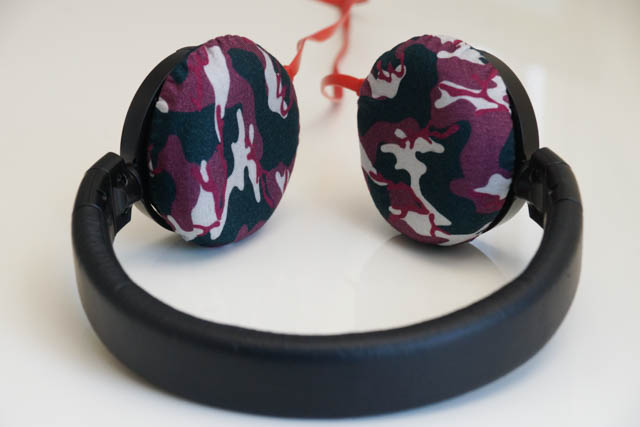 SONY MDR-ZX600의 이어패드에 대한 mimimamo의 대응