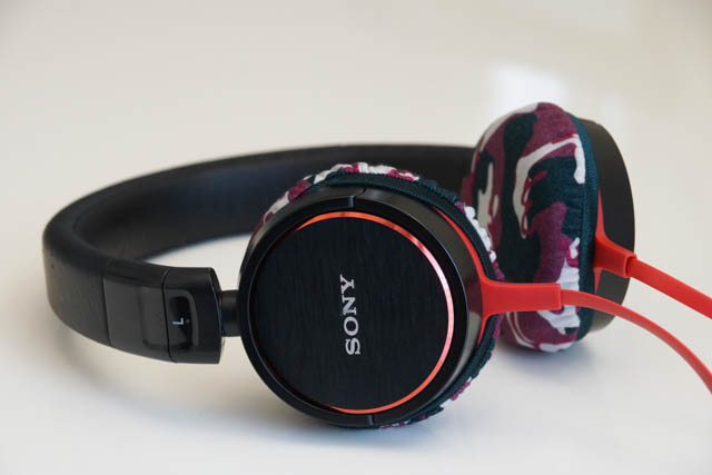 SONY MDR-ZX600의 이어패드에 대한 mimimamo의 대응