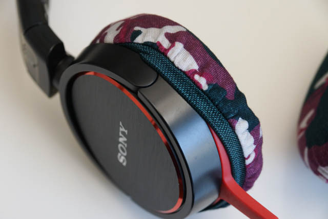SONY MDR-ZX600의 이어패드에 대한 mimimamo의 대응