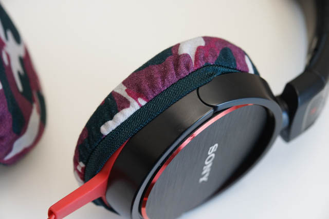 SONY MDR-ZX600의 이어패드에 대한 mimimamo의 대응