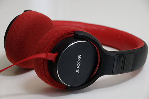 SONY MDR-ZX750의 이어패드에 대한 mimimamo의 대응