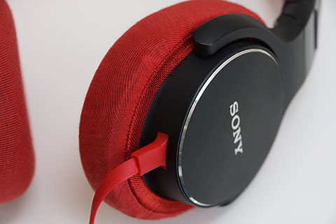 SONY MDR-ZX750의 이어패드에 대한 mimimamo의 대응