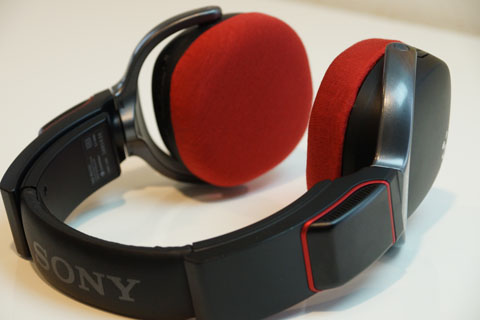 SONY NW-WH303의 이어패드에 대한 mimimamo의 대응