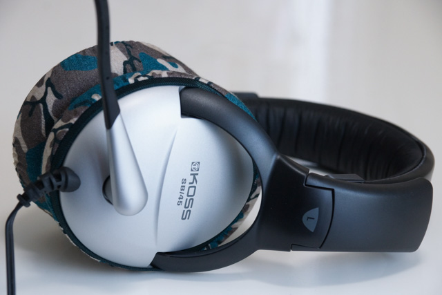 KOSS SB/45의 이어패드에 대한 mimimamo의 대응