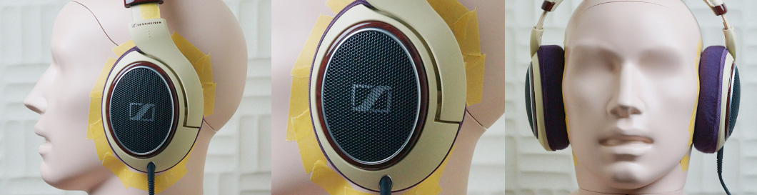 Sennheiser HD598とダミーヘッド