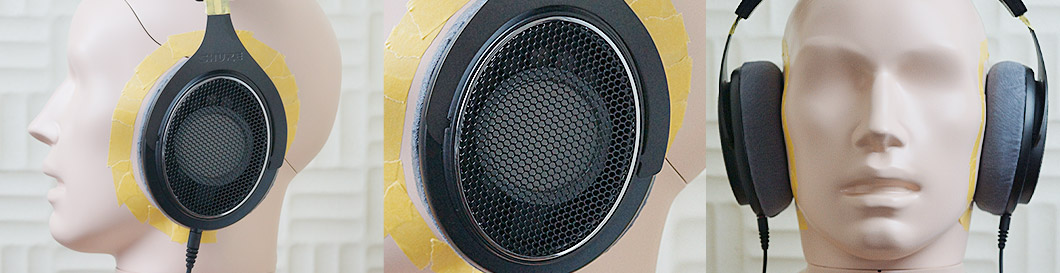 Shure SRH1840とダミーヘッド