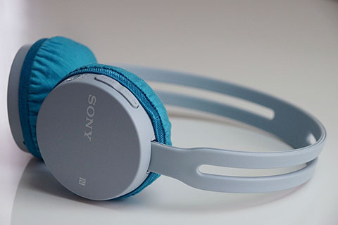 SONY WH-CH400의 이어패드에 대한 mimimamo의 대응