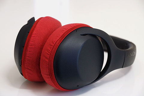 SONY WH-XB900N의 이어패드에 대한 mimimamo의 대응