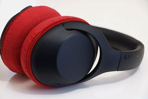 SONY WH-XB900N의 이어패드에 대한 mimimamo의 대응
