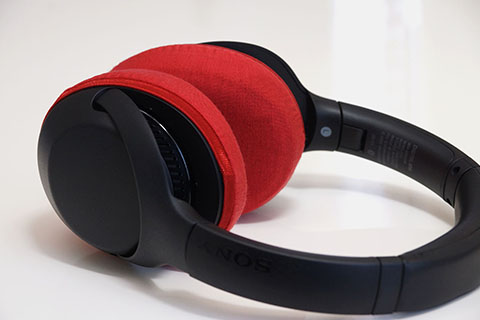 SONY WH-XB900N의 이어패드에 대한 mimimamo의 대응