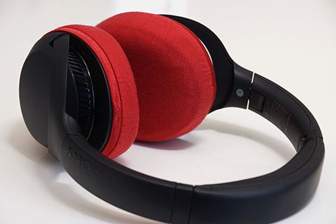 SONY WH-XB900N의 이어패드에 대한 mimimamo의 대응
