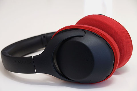 SONY WH-XB900N의 이어패드에 대한 mimimamo의 대응