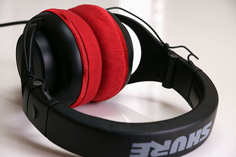 Shure SRH440のイヤーパッド與mimimamo兼容
